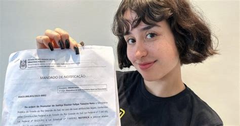 martina beiçola|MP notifica criadora de conteúdo adulto conhecida como 'Beiçola .